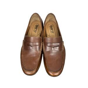 Børn Simon II Full Grain Leather Men's Penny Loafers brown leather Size 9.5